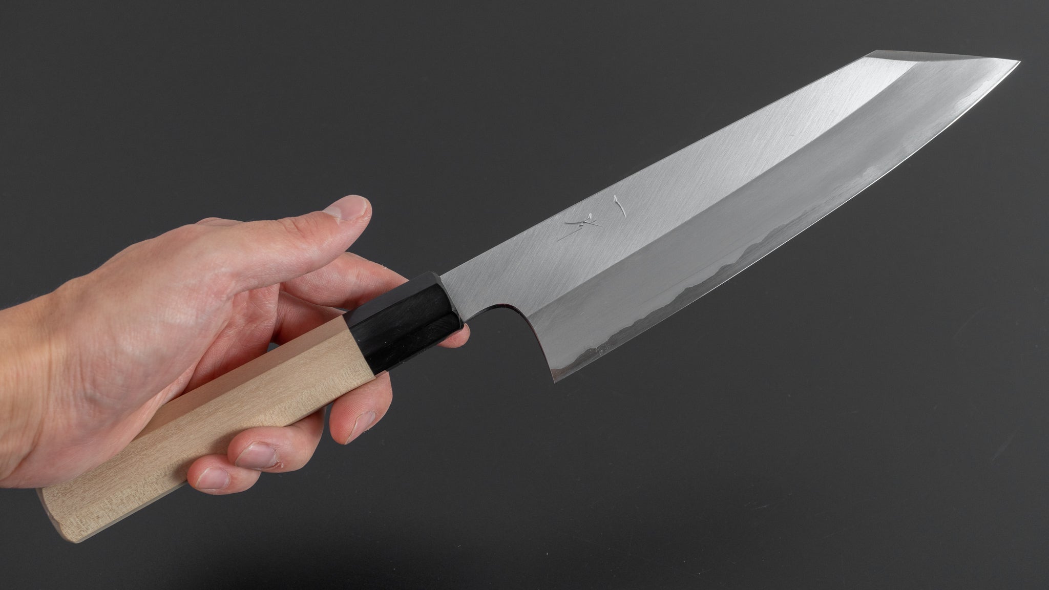 Hitohira Togashi White #1 Stainless Clad Migaki Kiritsuke Gyuto 210mm Japanese Chef Knife with Ho Wood Handle - Perfect for Sushi, Sashimi & Precision Vegetable Cutting