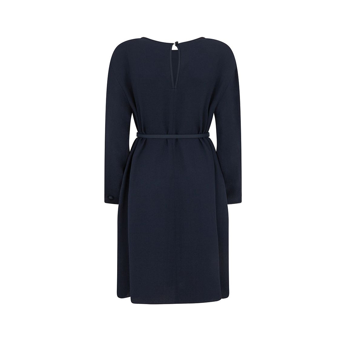 Stylish Micro Check Sleeved Belted Dress for Women | Flattering A-Line Office & Party Outfit | Perfect for Work, Cocktail Events & Special Occasions