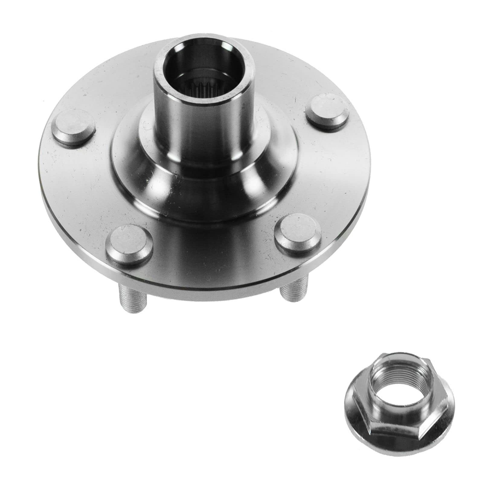 TRQ Front Wheel Bearing and Hub Assembly Kit - Fits 2001-2003 Mazda Protege & 2002-2003 Protege5 - Replacement for Smooth Ride and Easy Installation - Perfect for DIY Repairs and Auto Maintenance