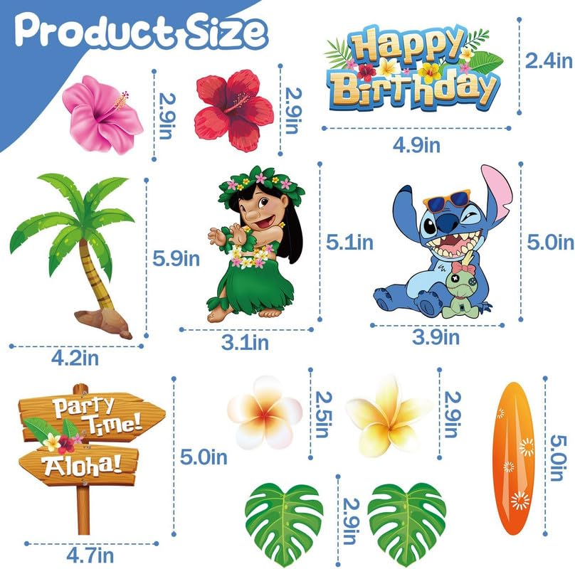 12PCS Cartoon Anime Cake Toppers for Birthday Cupcakes - Fun Cake Decorations for Kids, Girls & Boys - Perfect for Birthday Parties, Baby Showers & Special Events