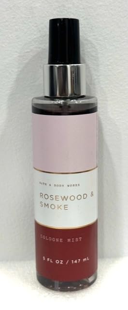 Bath & Body Works Men's Rosewood & Smoke Luxury Gift Set - Cologne Mist, Shower Gel, Body Cream & Hand Cream - Perfect for Gifts, Travel & Daily Skincare Routine