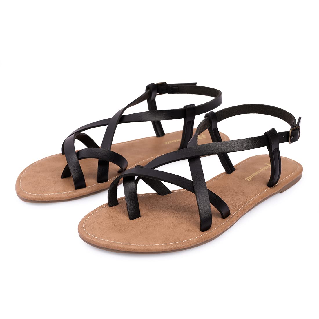 Women's Gladiator Flat Sandals - Fisherman Strappy Sandals with Ankle Strap | Comfortable Summer Beach Walking Shoes for Women, Perfect for Vacation, Outdoors & Casual Wear