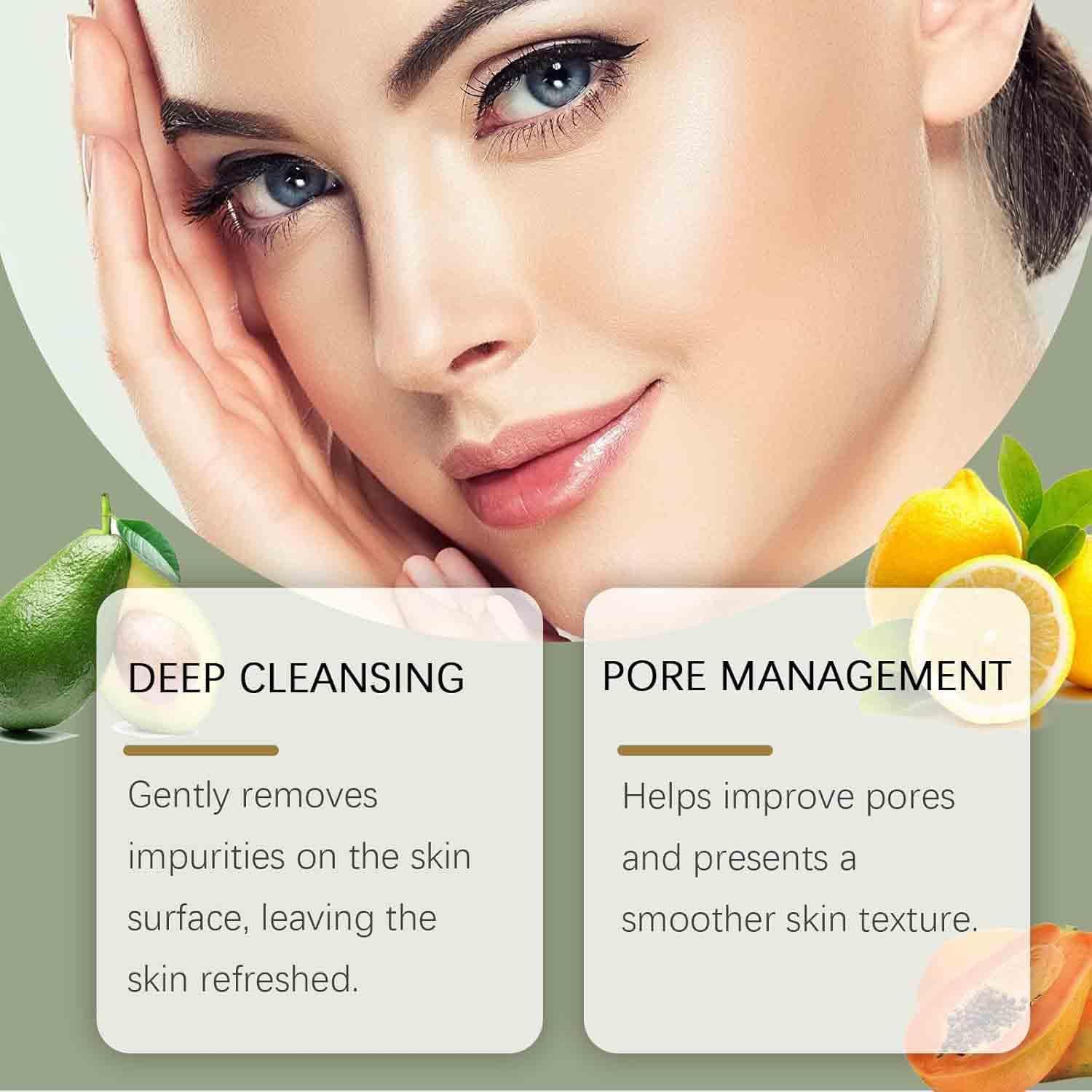 Avocado Bubble Cleansing Mask - Deep Pore Cleanser for Blackhead Removal, Fast Foaming & Moisturizing Face Mask for Glowing Skin | Perfect for Daily Skincare & Spa Nights at Home
