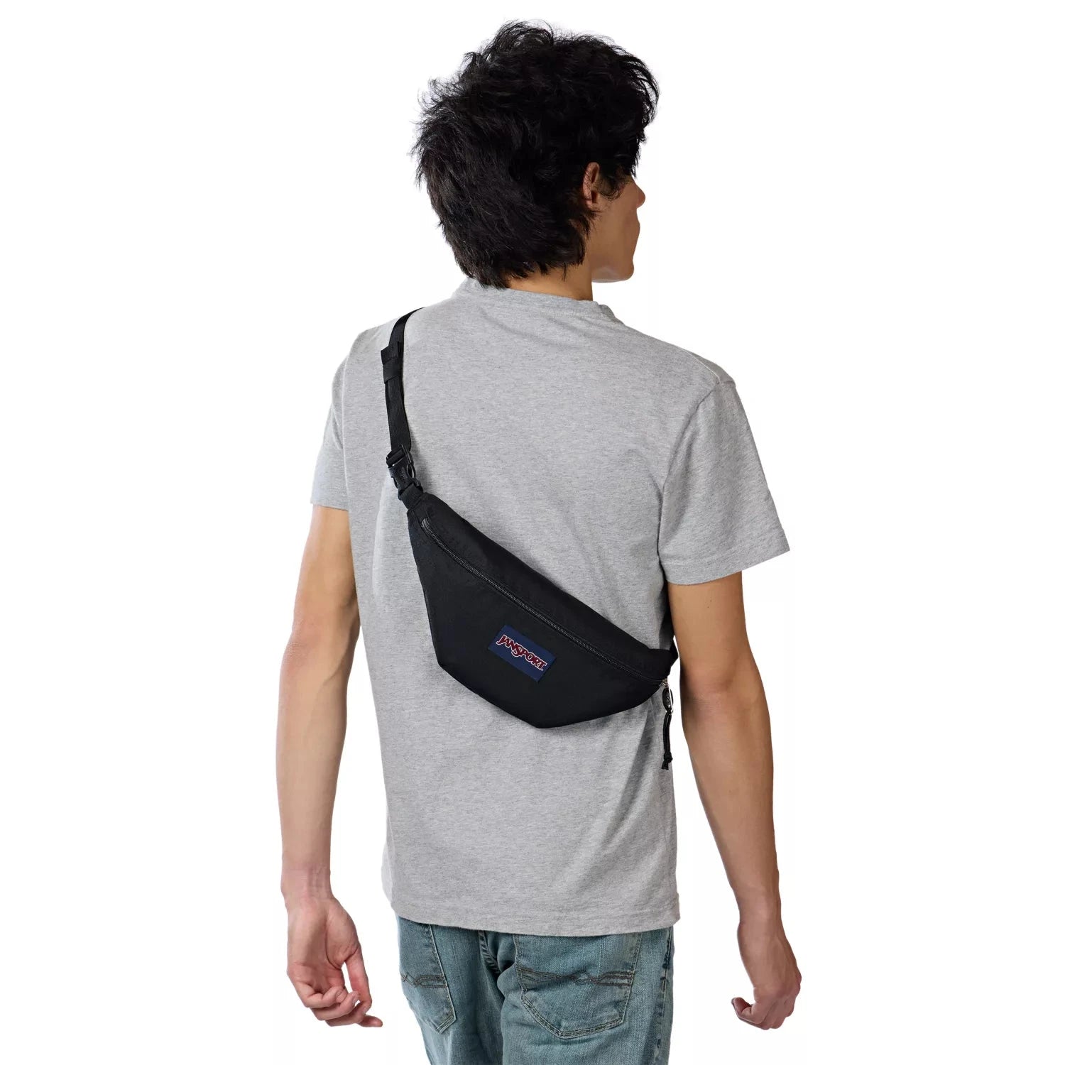JanSport Swing Waist Pack - Lightweight & Durable Fanny Pack for Men & Women, Black - Perfect for Travel, Hiking, Running & Everyday Use