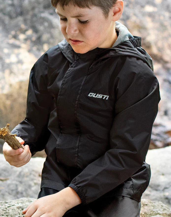Kids Gusti Quinn Jacket - Waterproof Windbreaker for Boys & Girls - Lightweight Outdoor Jacket for Hiking, School & Play
