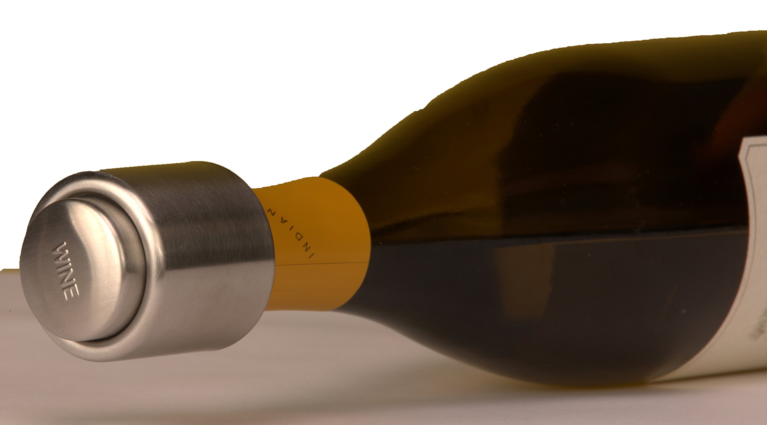 Premium Wine & Champagne Bottle Stopper Set of 2 - Vacuum Sealer Pump for Wine Preservation - Airtight Champagne Cork - Perfect for Parties, Gifts & Home Bars