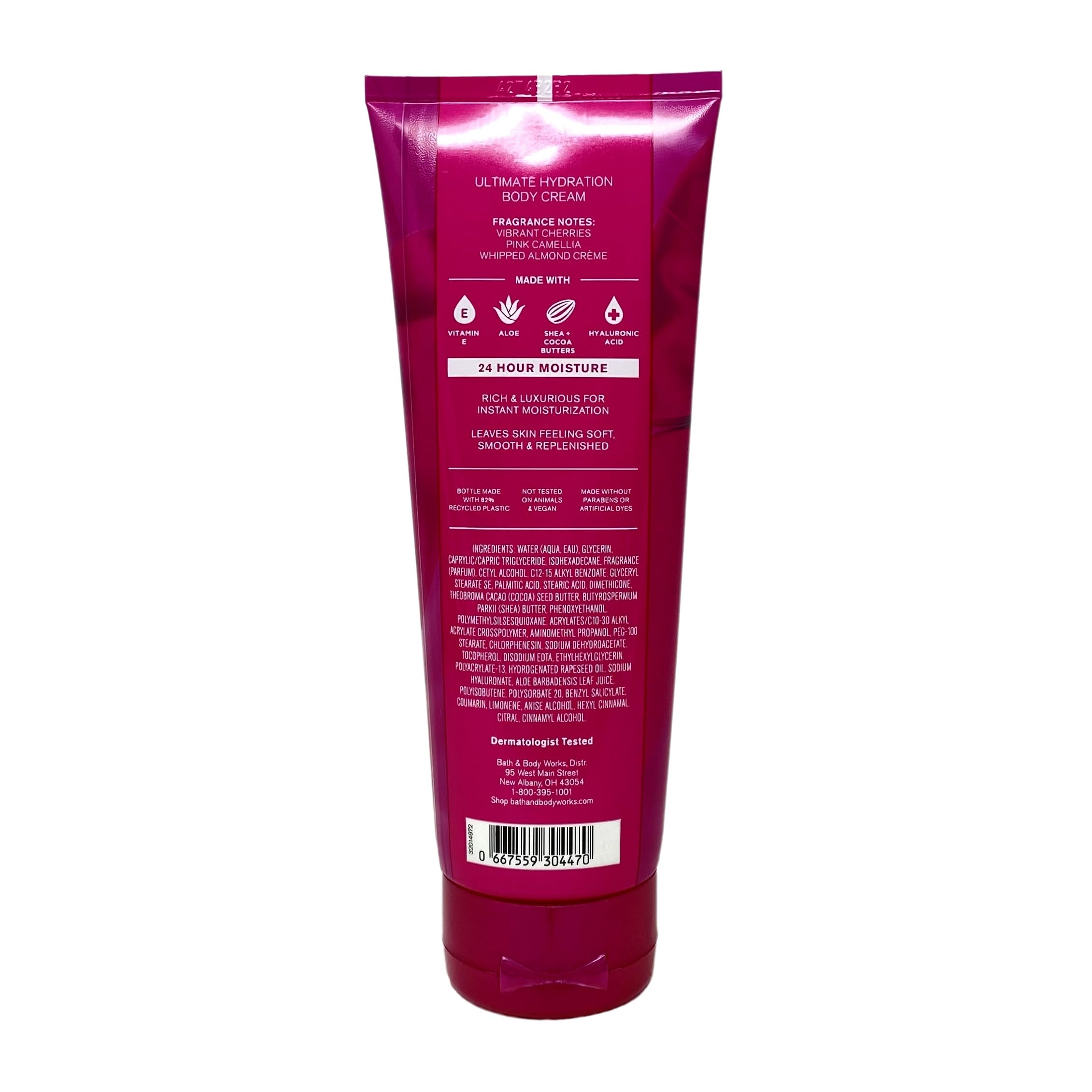 Bath & Body Works Perfect In Pink Body Cream & Body Wash Gift Set with Himalayan Salt Bar Soap - Full Size Skincare Set for Women, Perfect for Valentine's Day Gifts & Self-Care Pampering