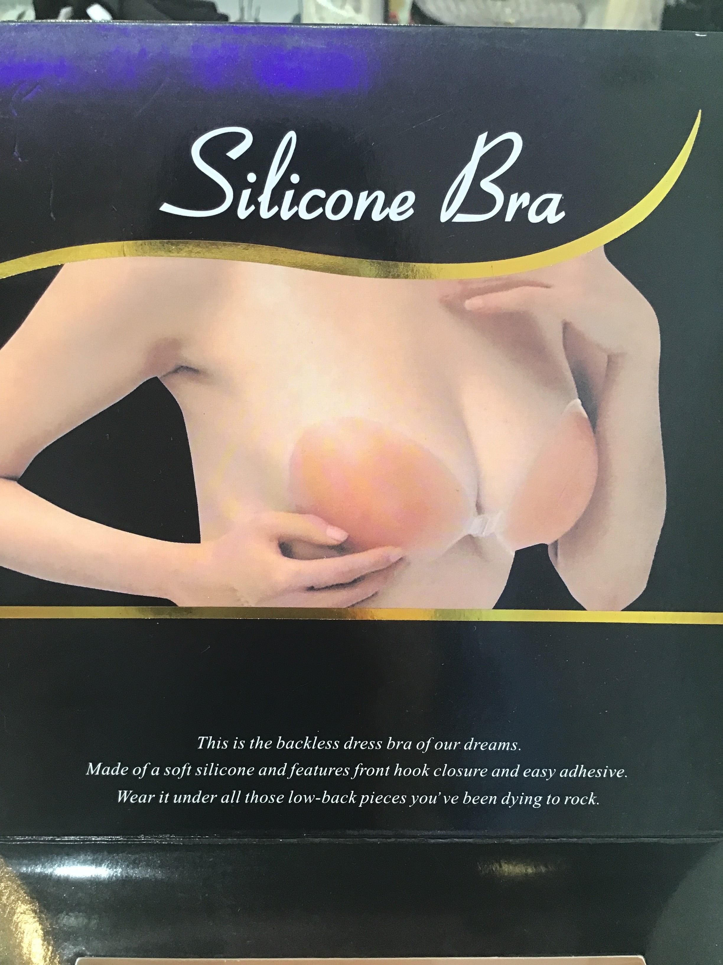 Sticky Silicone Bra - Invisible Adhesive Push Up Bra for Women - Perfect for Backless Dresses, Strapless Tops & Special Occasions