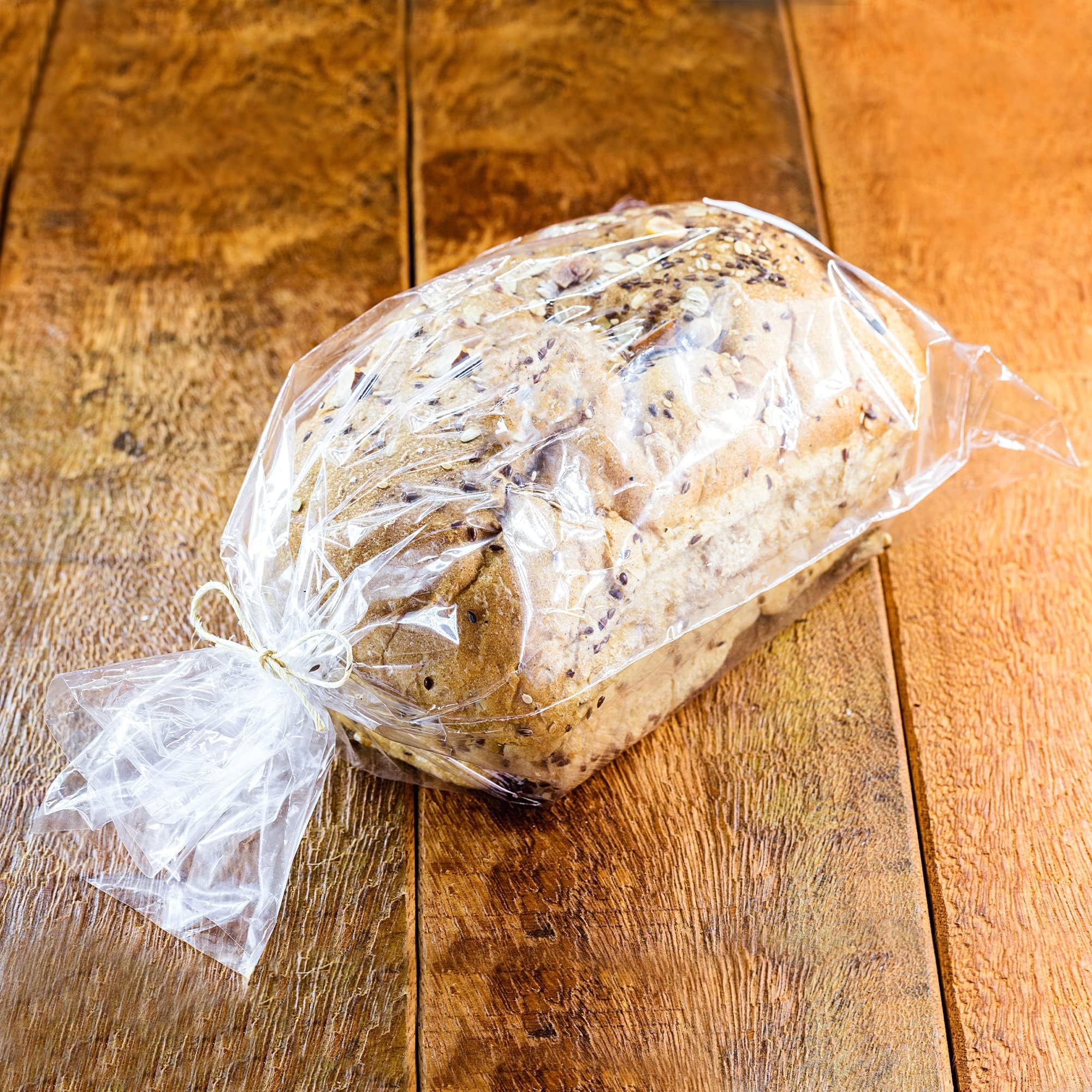 APQ 10x8x24 Inch Clear Plastic Bread Bags - 1000 Pack of 1 Mil Polyethylene Gushioned Bread Storage Bags with Open Top | Water-Resistant, BPA-Free | Perfect for Homemade Bread, Bakery Goods & Food Storage