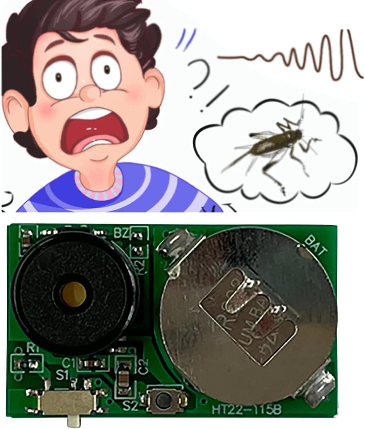 Hidden Noise Maker Prank - Cricket & Beep Sounds for Office Jokes