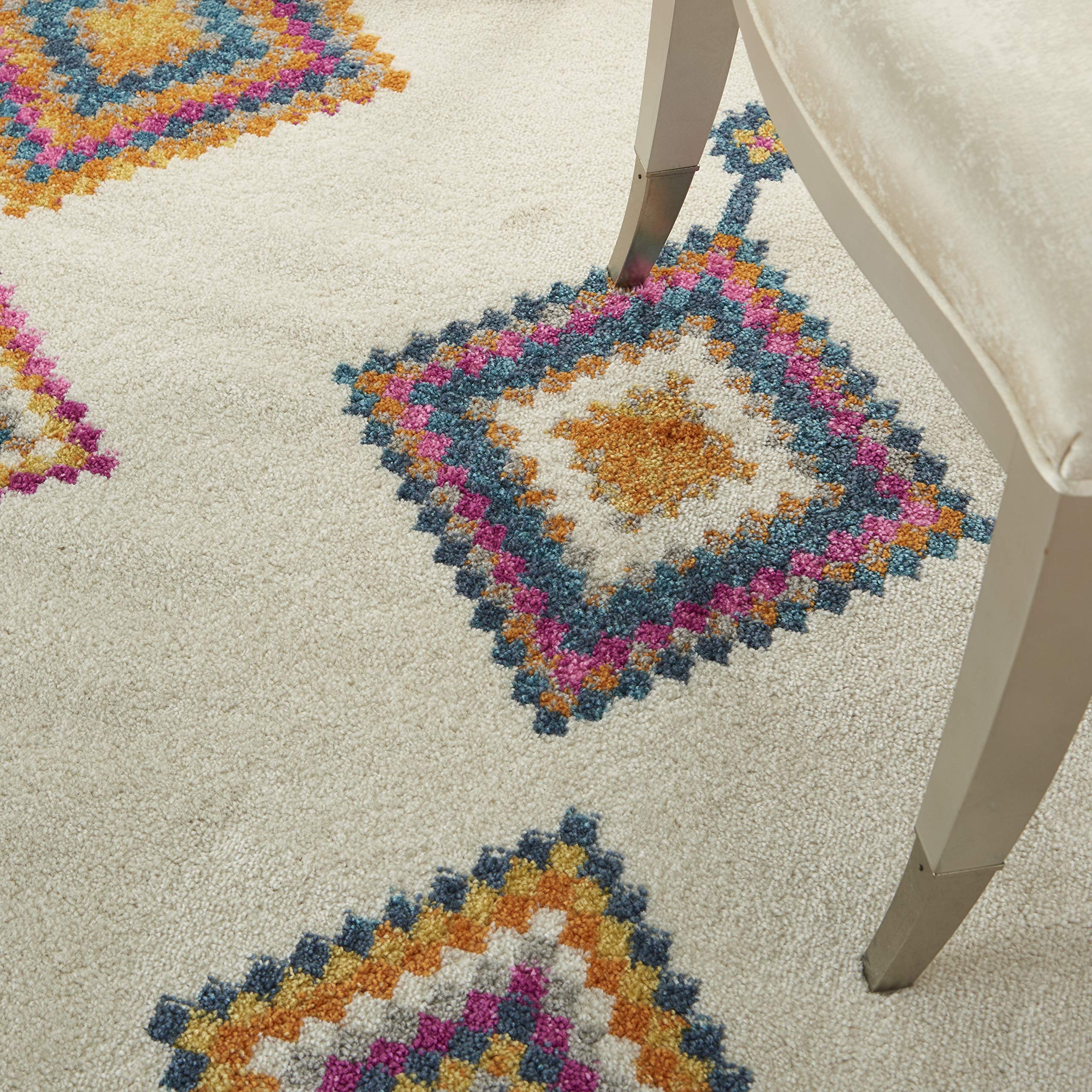 Nourison Passion Transitional Ivory/Multi 5'3