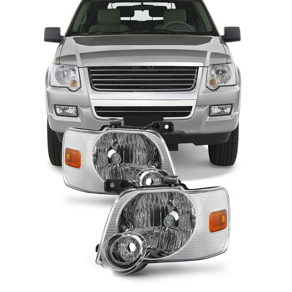 2006-2010 Toyota Tacoma Headlight Assembly Replacement - Pair of Left & Right Headlights for 07 09 Models | Perfect for Night Driving & Off-Road Adventures