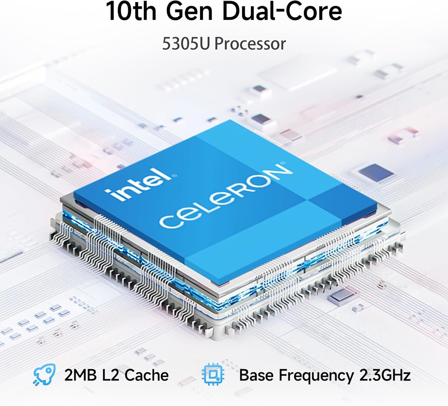 Jumper 15.6 Inch FHD Laptop - Intel 5305U Processor, 12GB RAM, 128GB eMMC + 512GB SSD, 38Wh Battery, Stereo Speakers, USB 3.0 & Type-C - Perfect for Business, School & Home Office Use