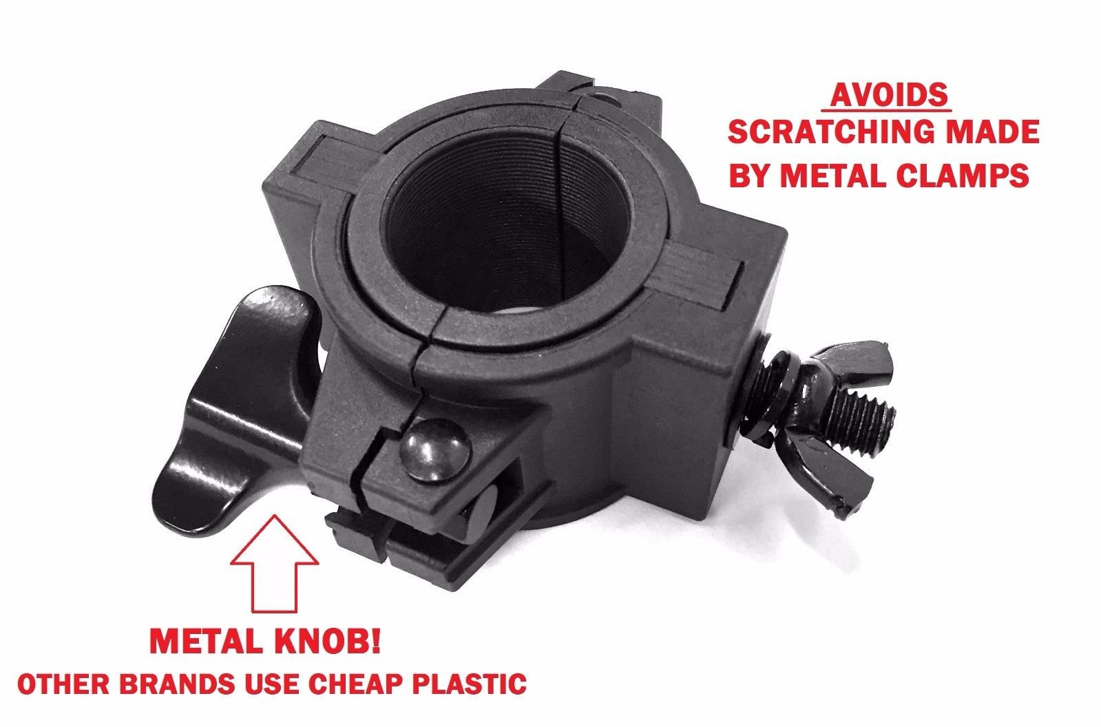 30 Pack DJ Lighting O-Clamp for Mounting Lights to Trussing & Pipe - Professional Stage Equipment for Concerts, Clubs & Events