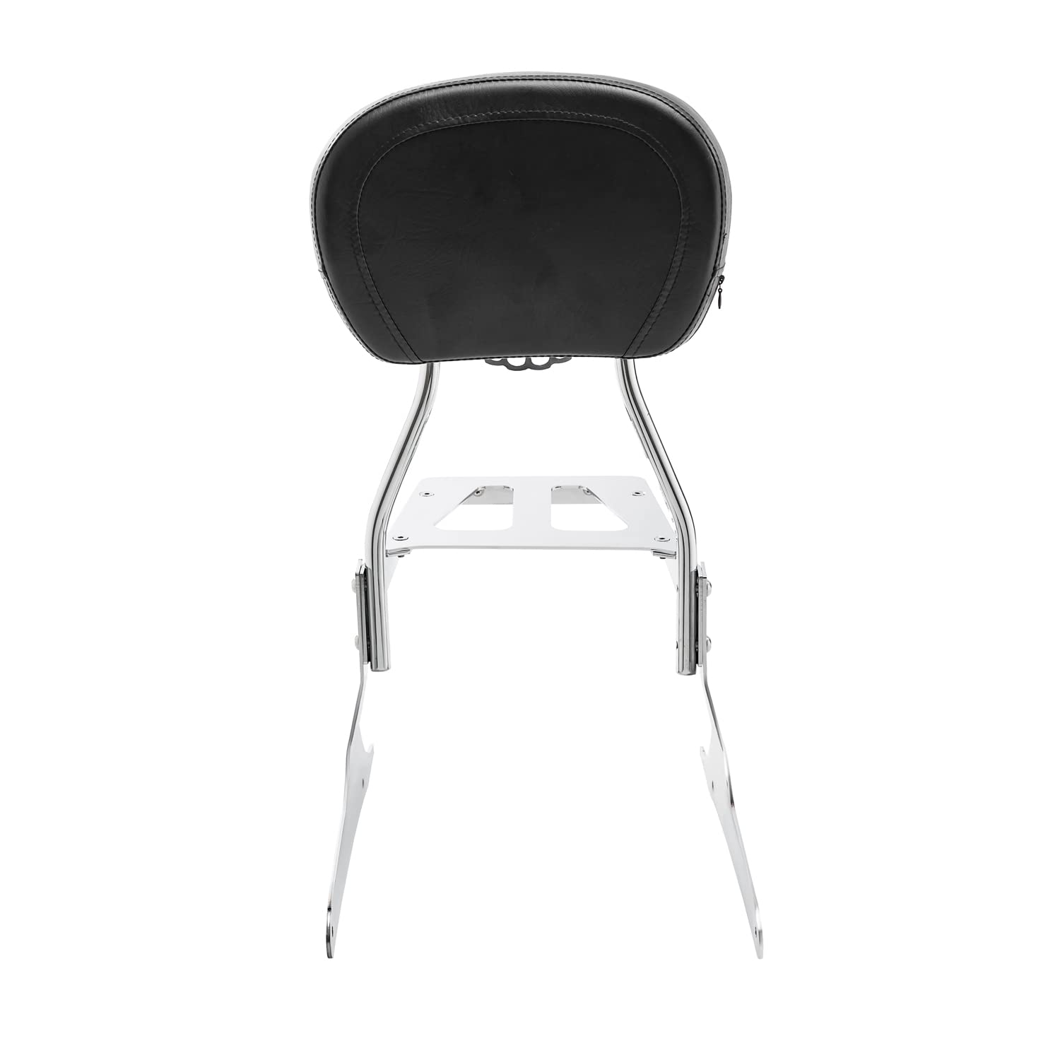 Yamaha XVS 950 V Star 950 Sissy Bar with Backrest & Luggage Rack (2009-2017) - Heavy Duty Powersports Rear Seat Support for Motorcycle Touring & Long Rides