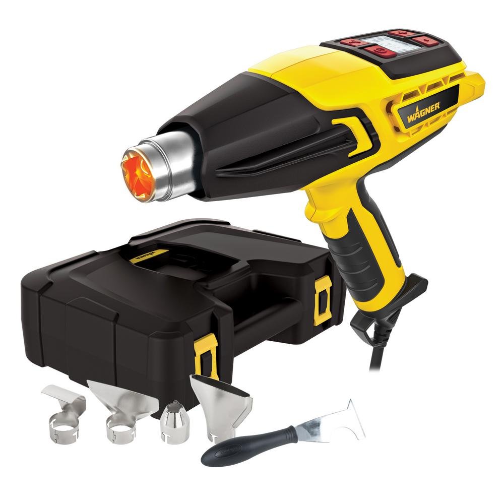 FURNO 750 Professional Heat Gun - Dual Temperature Electric Heat Gun (122℉-1202℉) for Shrink Wrapping, Paint Stripping, Thawing Pipes & DIY Crafts | Heavy Duty Hot Air Gun for Home Improvement, Automotive, Electronics Repair