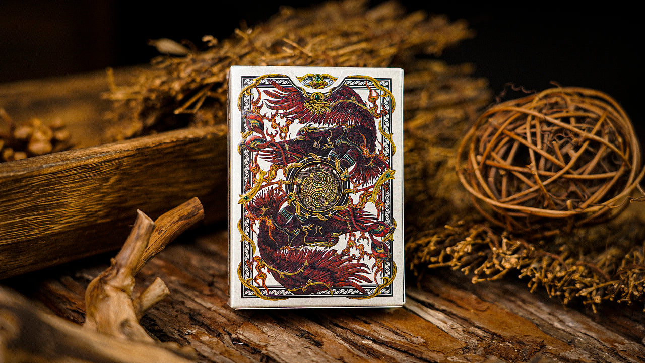 Vermilion Bird Luxury Playing Cards - Premium Quality Poker Cards for Magic Tricks, Cardistry & Casino Games - Perfect for Parties, Poker Nights & Collectors