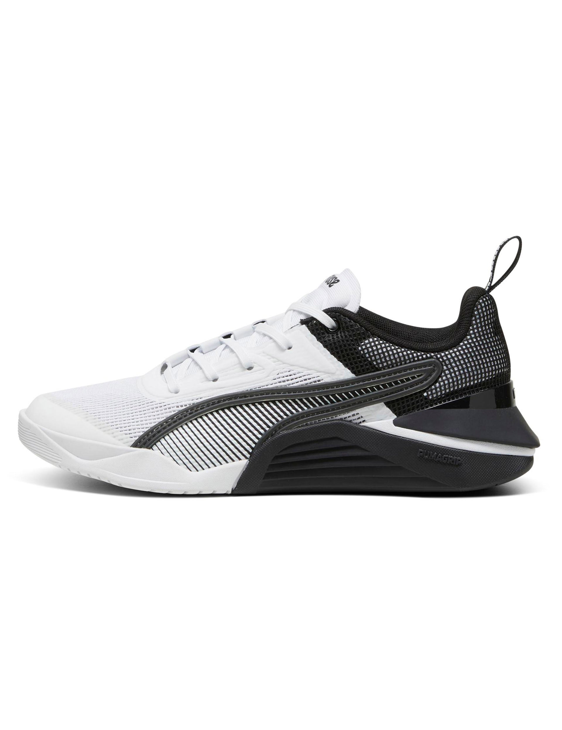 Fuse 3.0 Training Shoes for Men & Women - Lightweight Gym Workout Shoes with Cushioning - White/Black Color - Perfect for Running, CrossFit, and Fitness Training