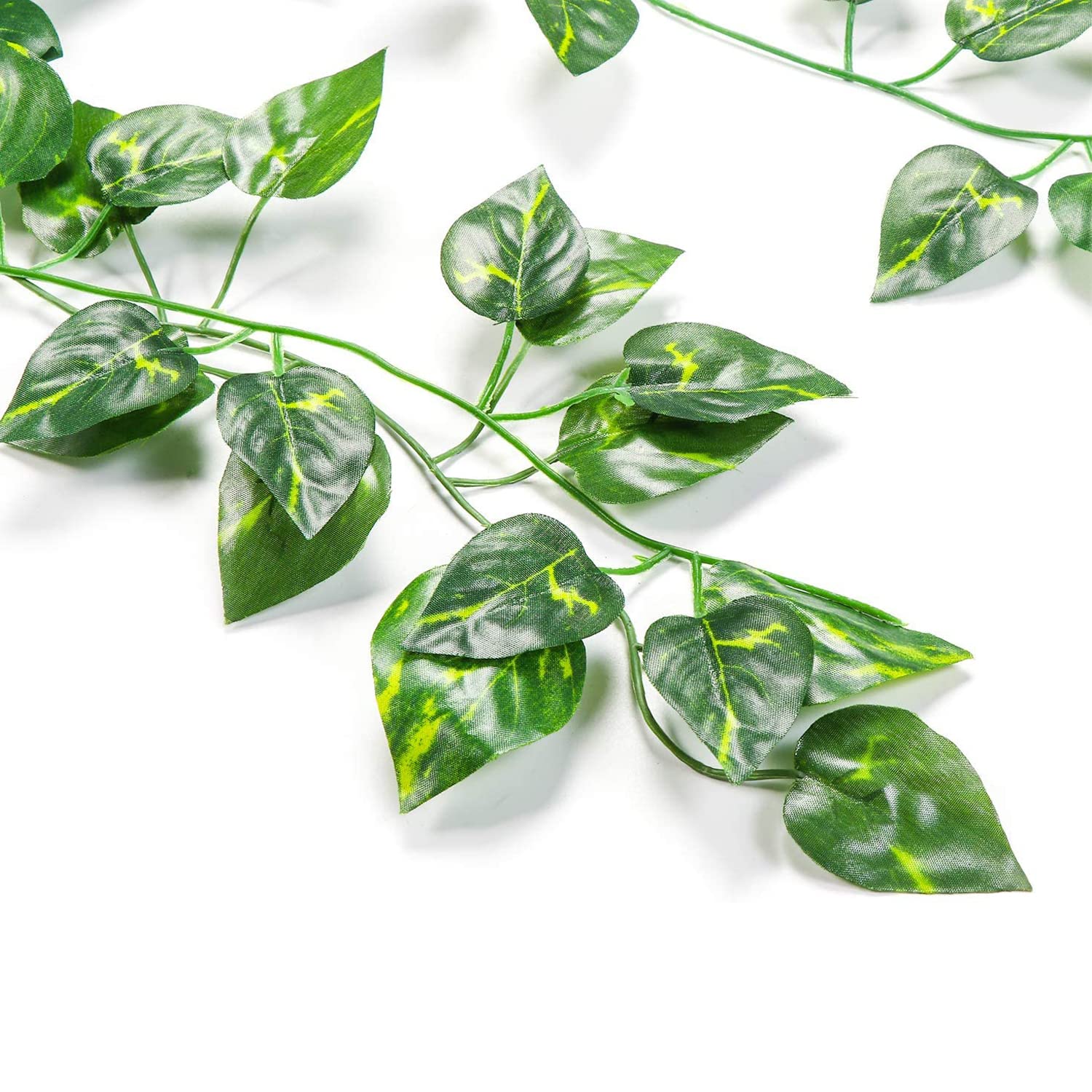 60 Strands 416Ft Artificial Ivy Garland - Fake Hanging Vines with Greenery Leaves for Home Decor, Wedding, Party, Garden & Wall Decoration (Scindapsus Vines) - Perfect for Indoor/Outdoor Spaces, Backdrops & Event Centerpieces