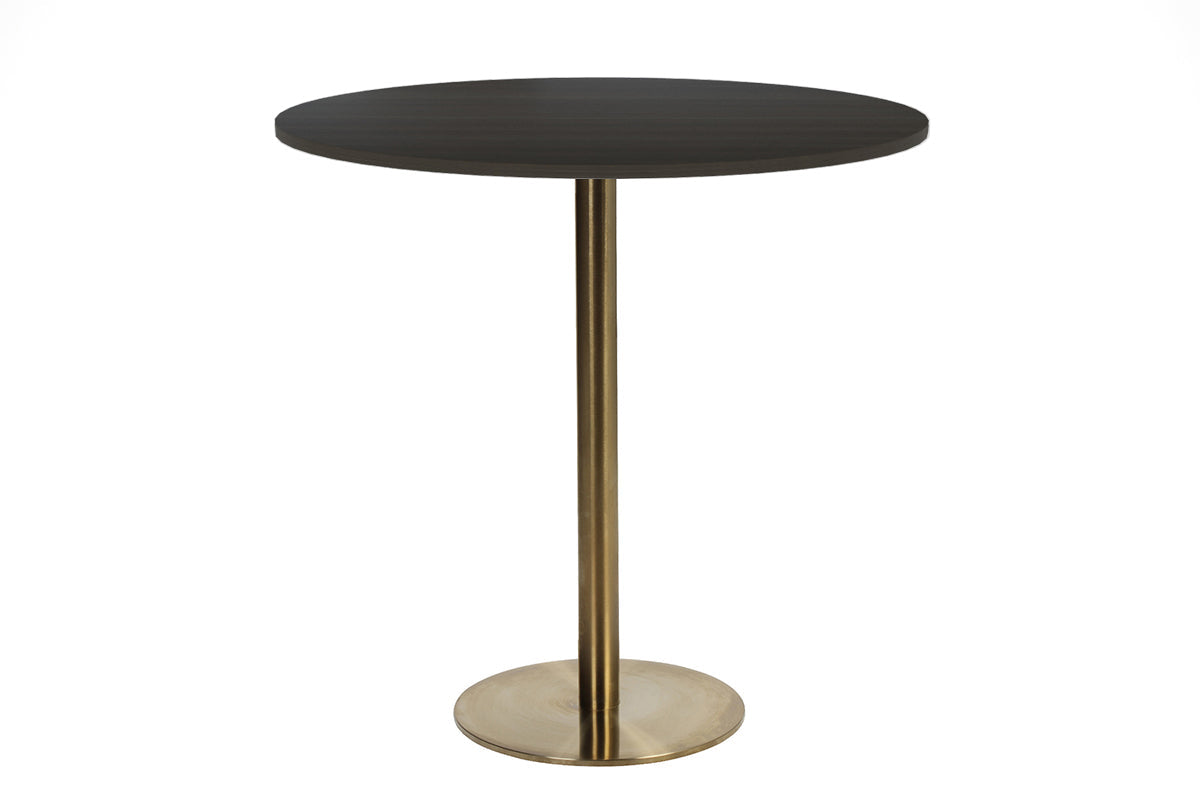 EZ Hospitality Rome Tall Round Bar Counter Table - 31.5 Inch Height, Durable Metal Frame, Perfect for Kitchen Island, Breakfast Nook & Home Bar - Commercial & Residential Use