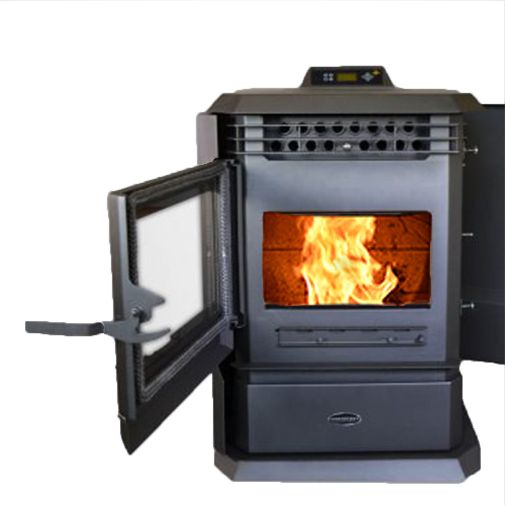 ComfortBilt HP61 Pellet Stove - Efficient Heating with Charcoal Finish | Perfect for Home, Cabin & Outdoor Heating