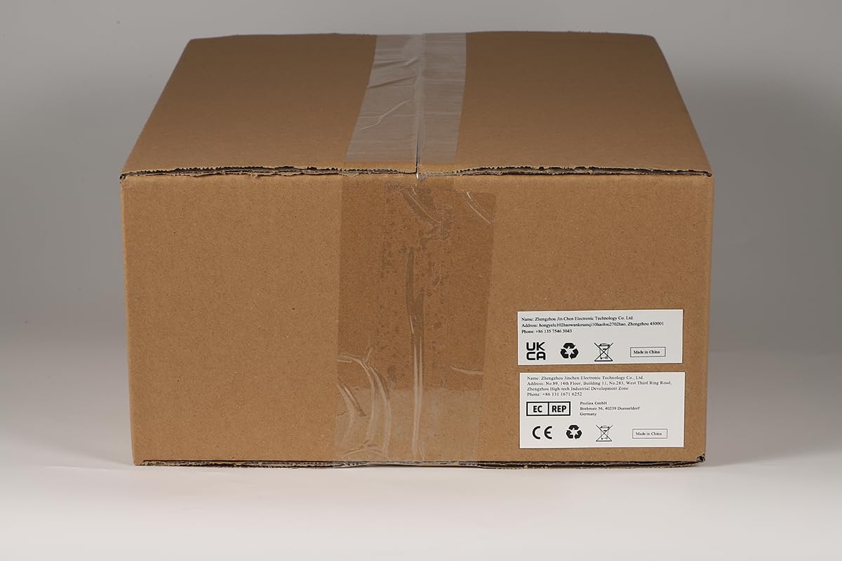CGOLDENWALL QF-250 Pneumatic Cardboard Stripper Machine - Double Rows Single Tip Edge Cutter for Carton Box Waste Trimming (Ideal for Packaging, Shipping & Recycling Operations)