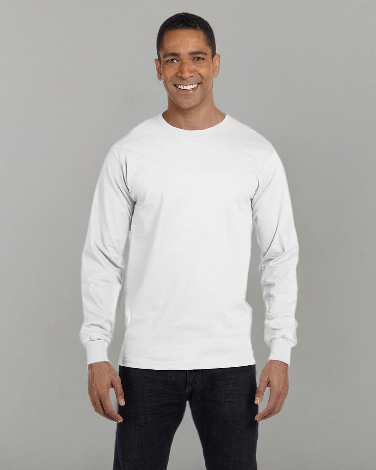 Hanes Men's Modern Fitted T-Shirt - Soft Cotton Crewneck Tee for Casual Wear & Everyday Comfort