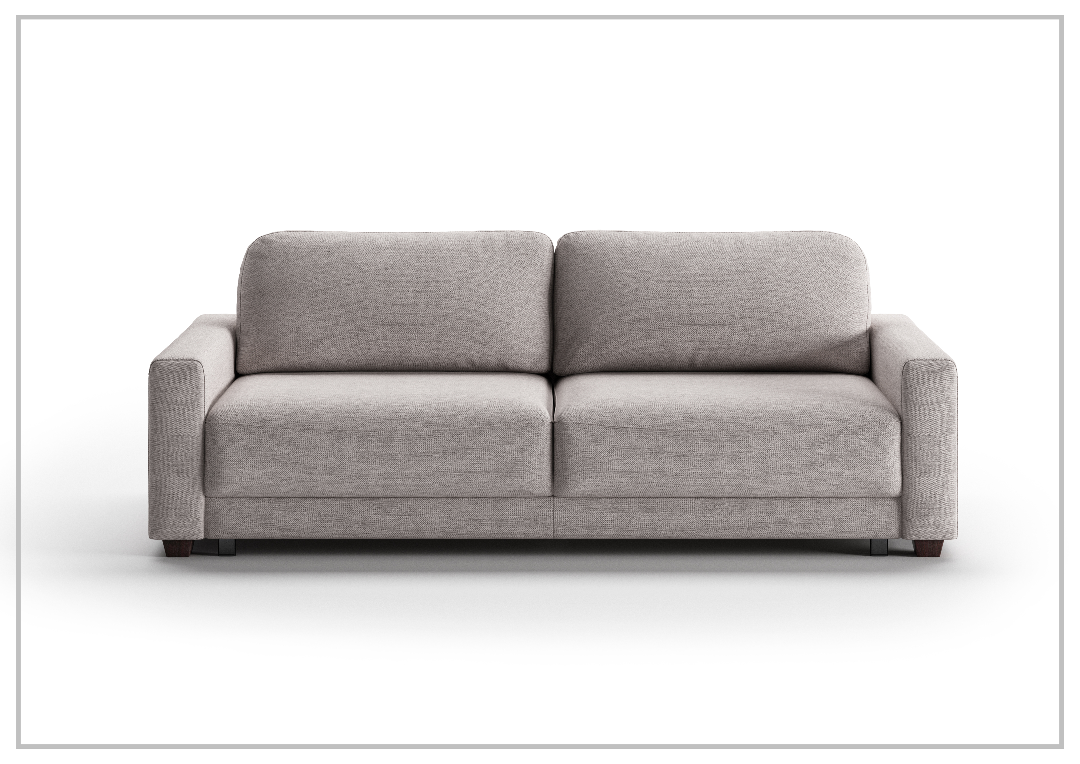 Luonto Belton Gray Fabric Sofa Sleeper - Manual & Power Recliner Options | Modern Living Room Furniture for Small Spaces & Apartments | Perfect for Lounging, Napping & Hosting Guests