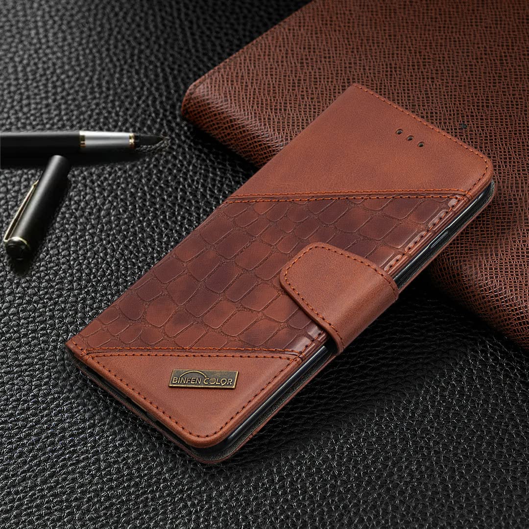 Premium PU Leather Flip Stand Magnetic Wallet Case for Tecno Camon 18P - Slim Protective Phone Cover with Kickstand (Model BF378-ZONG) | Perfect for Work, Travel & Everyday Use