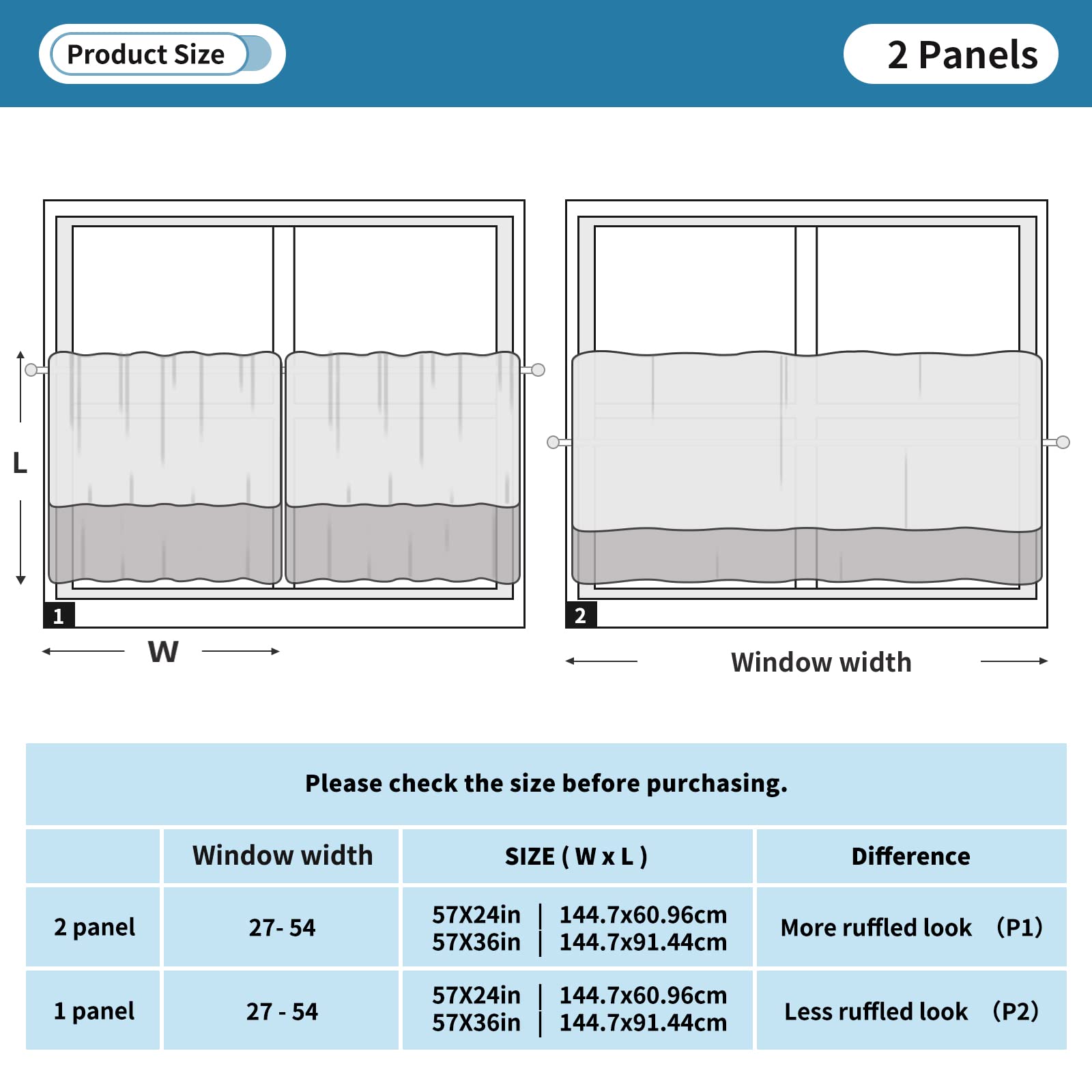 Sinestour Cat Kitten Cartoon Kitchen Curtains - Washable Short Cafe Curtains for Small Windows (57x36 Inch, 2 Panels) - Perfect for Farmhouse, Kitchen, Bathroom & Basement Half Windows | Cute Home Decor & Window Treatment