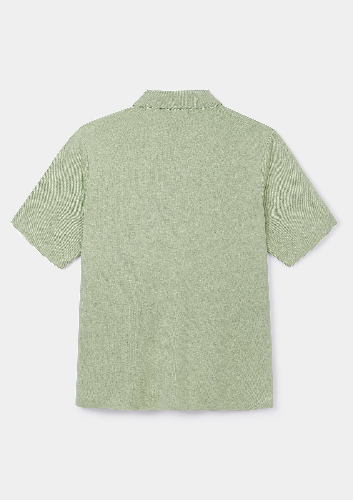 Men's Young Green Cotton Knit Polo Shirt - Breathable Casual Short Sleeve Button Down for Golf, Work & Summer Outfits