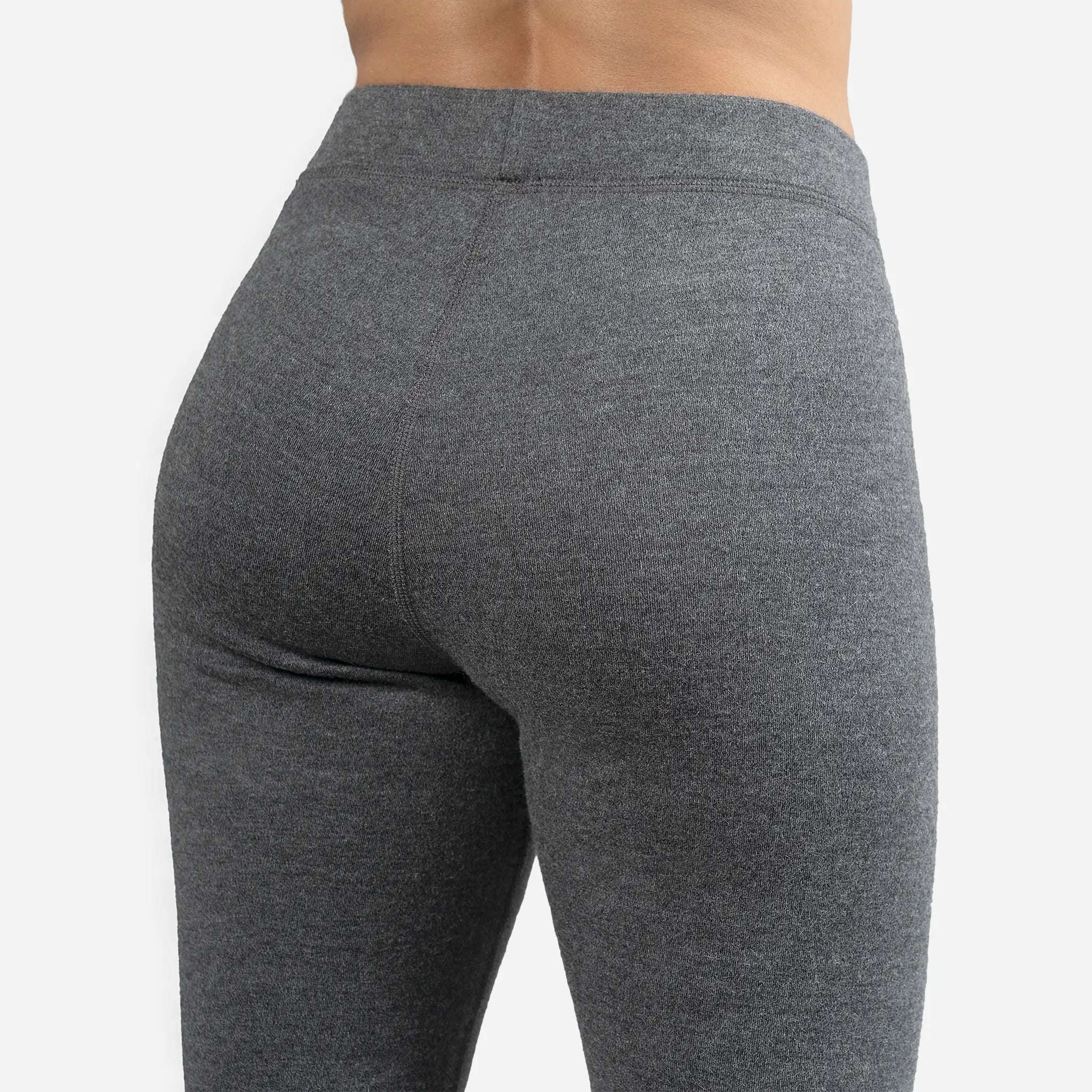 Women's Alpaca Wool Leggings - 420 Midweight Thermal Base Layer for Winter, Hiking & Yoga | Soft & Warm Fleece-Lined Tights for Cold Weather Activities