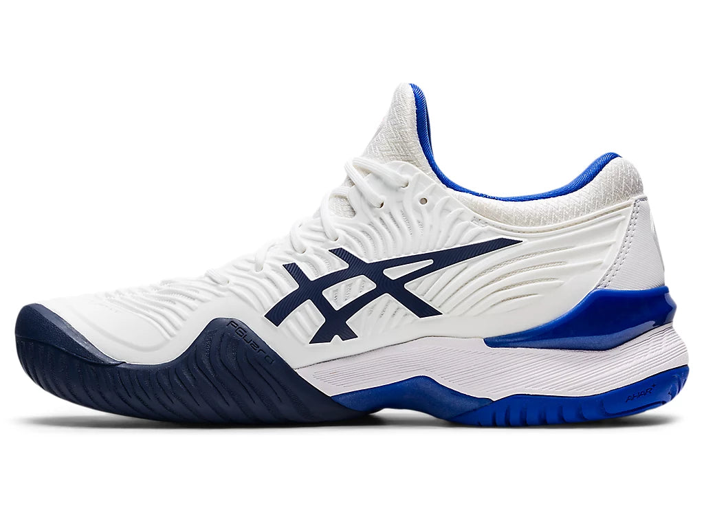 ASICS Women's Court FF 2 Tennis Shoes - White/Lapis Lazuli - Lightweight Performance Sneakers for Women's Tennis & Court Sports