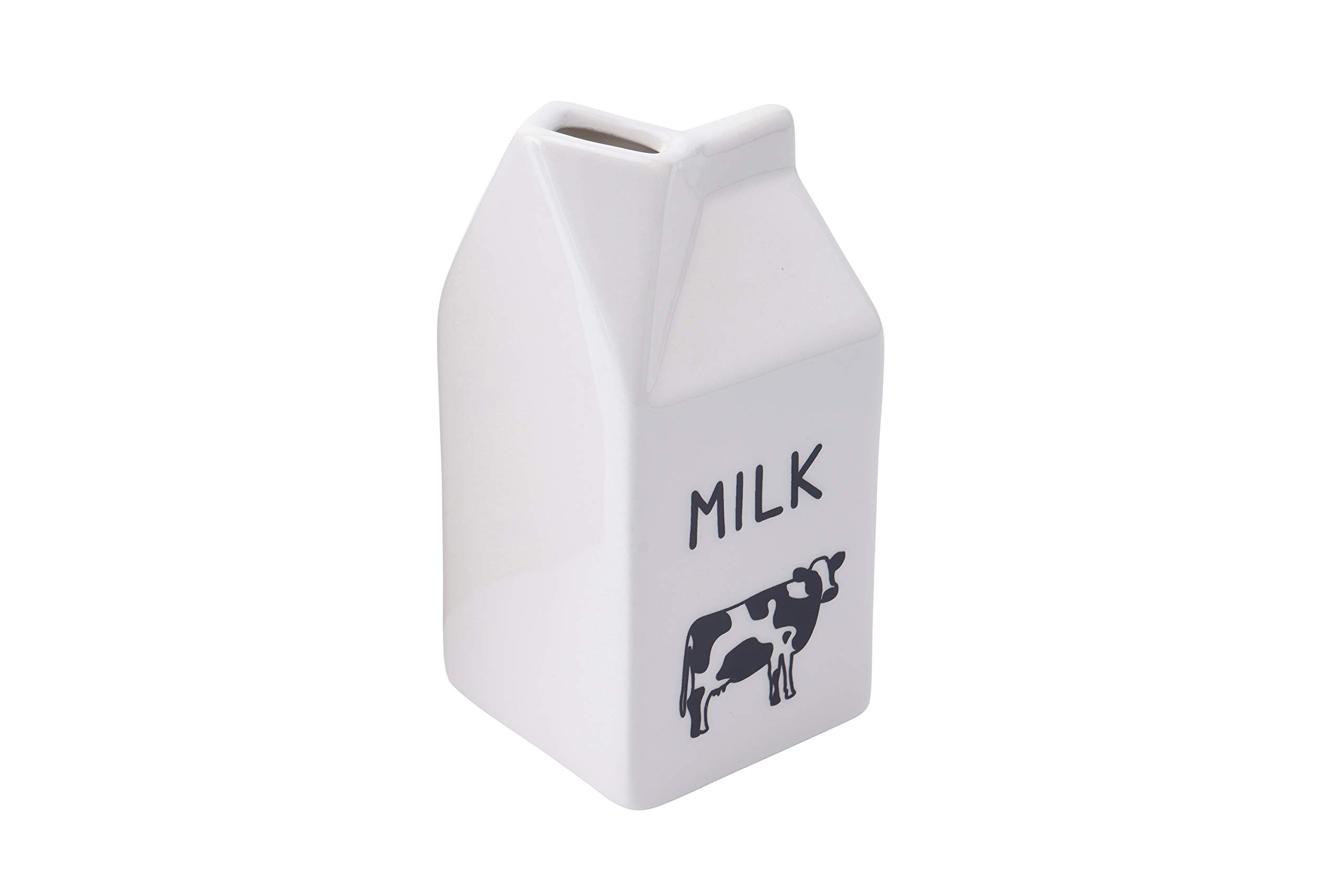 Premium Ceramic Milk Pitcher for Coffee & Tea - Elegant Cow Design Farmhouse Kitchen Decor - Perfect for Breakfast, Brunch & Entertaining