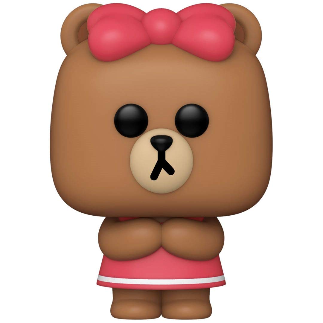 Funko Pop! Line Friends Choco Vinyl Figure Collectible - Includes Free Pop Protector Case | Perfect for Display, Gifts & Anime Fans Collection