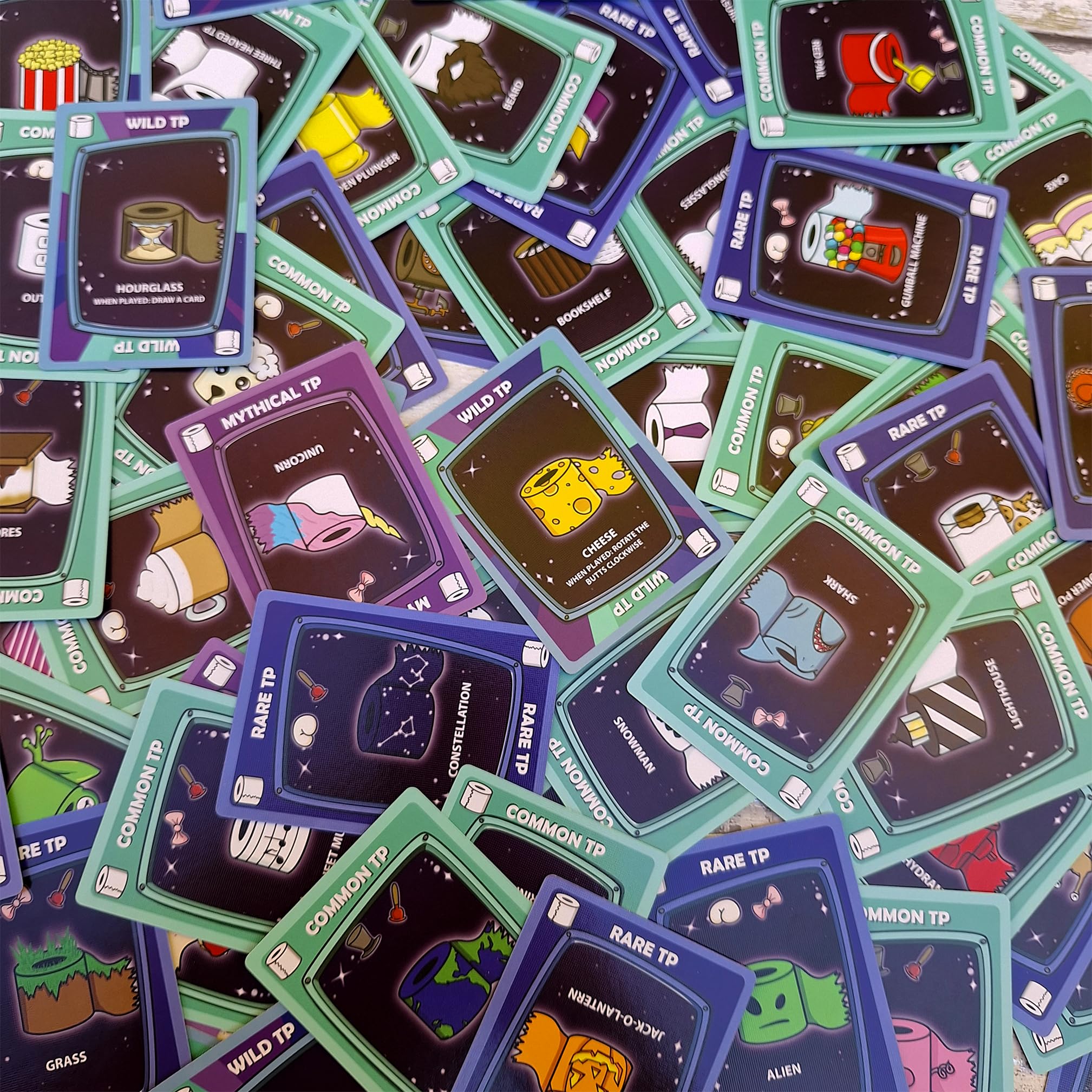 Butts in Space Galactic Edition Board Game Bundle with Plungers & Planets - Includes Neoprene Game Mat for Tabletop Gaming | Perfect for Family Game Nights & Sci-Fi Themed Parties