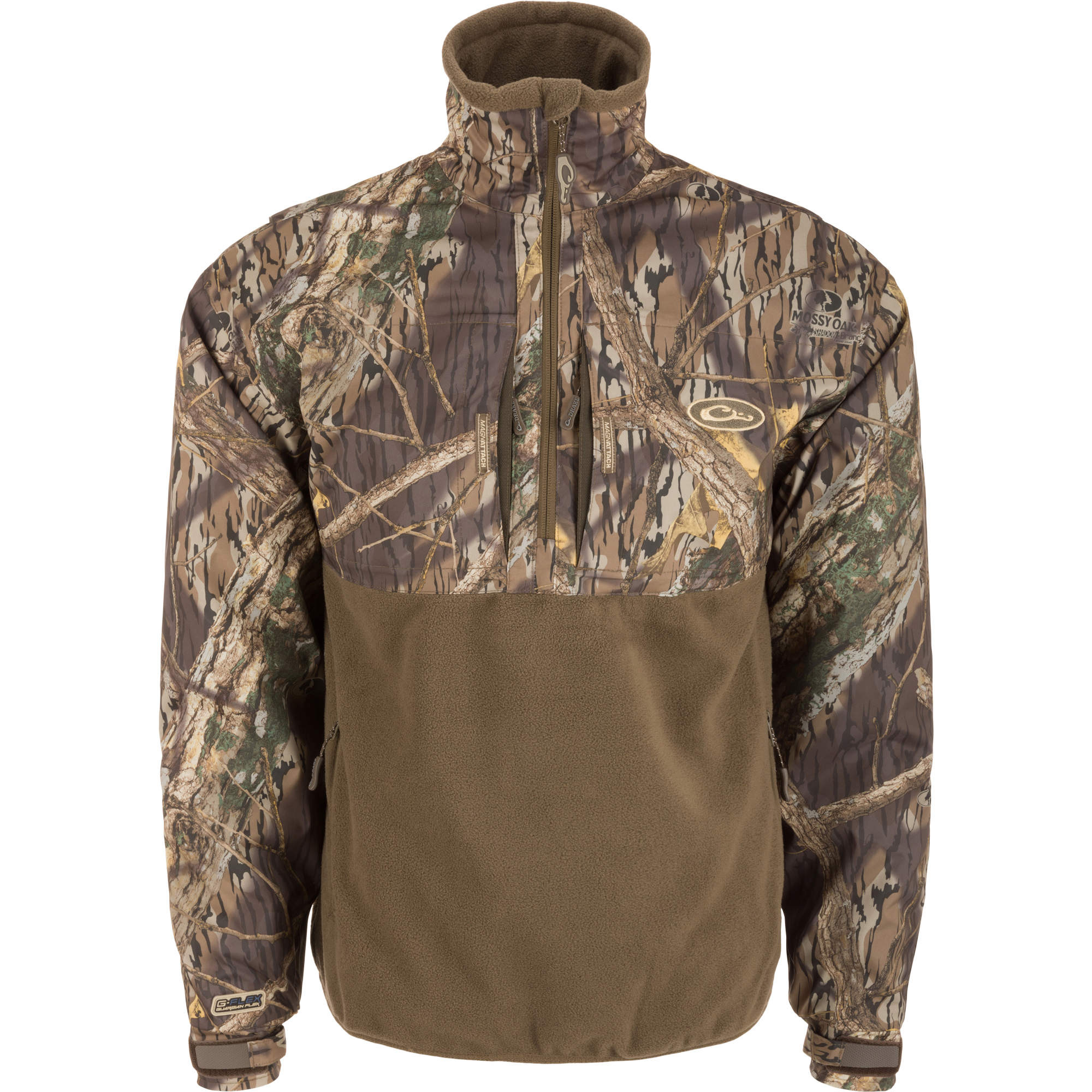 MST Guardian Flex Fleece Eqwader Quarter Zip Jacket - Lightweight Water-Resistant Outdoor Fleece Jacket for Hiking, Fishing & Camping | Men's Activewear for Cold Weather Adventures