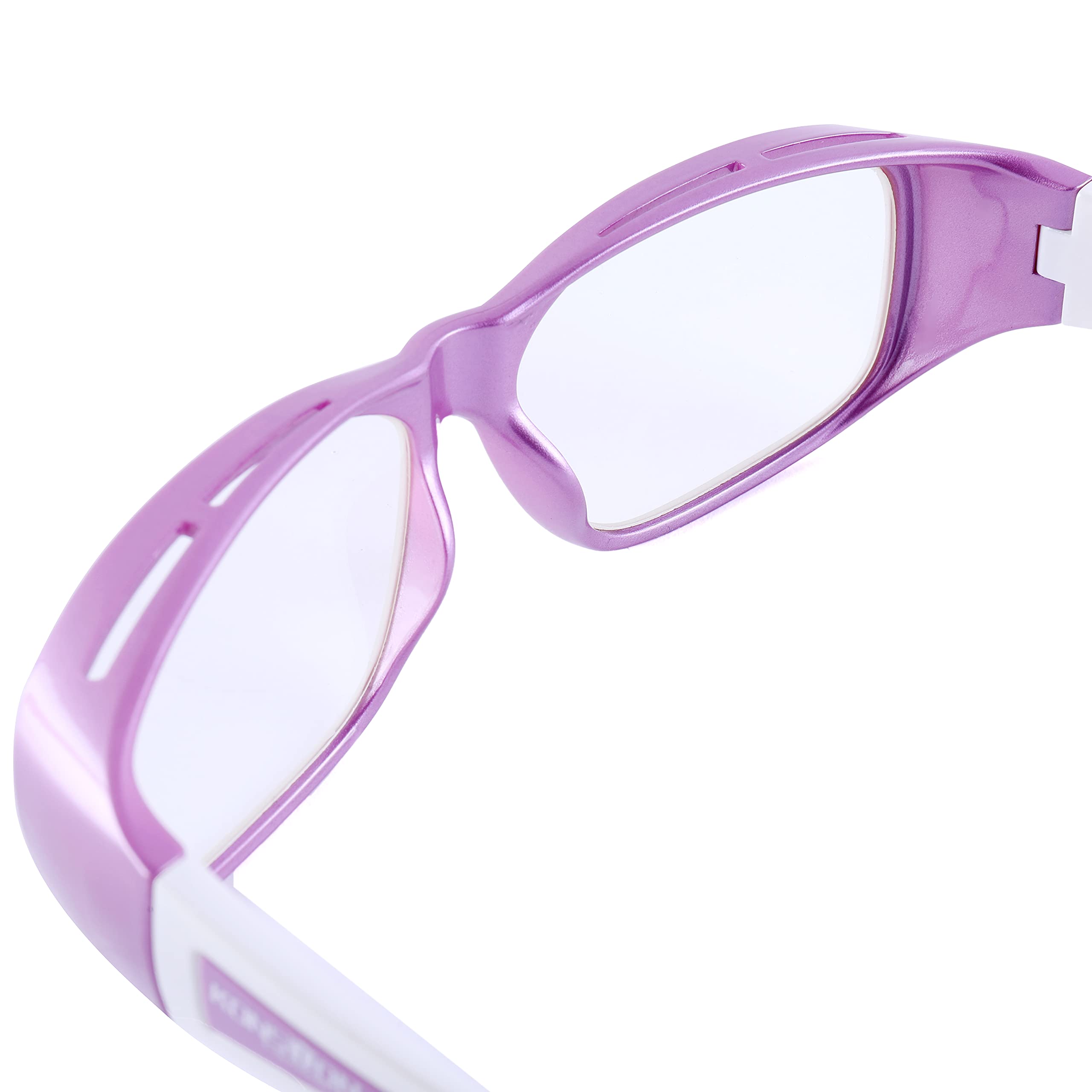 0.75mm Lead X-Ray Safety Glasses with 0.75mm Pb Protection - Purple Lens (2.4x2.4x6.4 inches) for Dental, Medical & Industrial Radiation Shielding