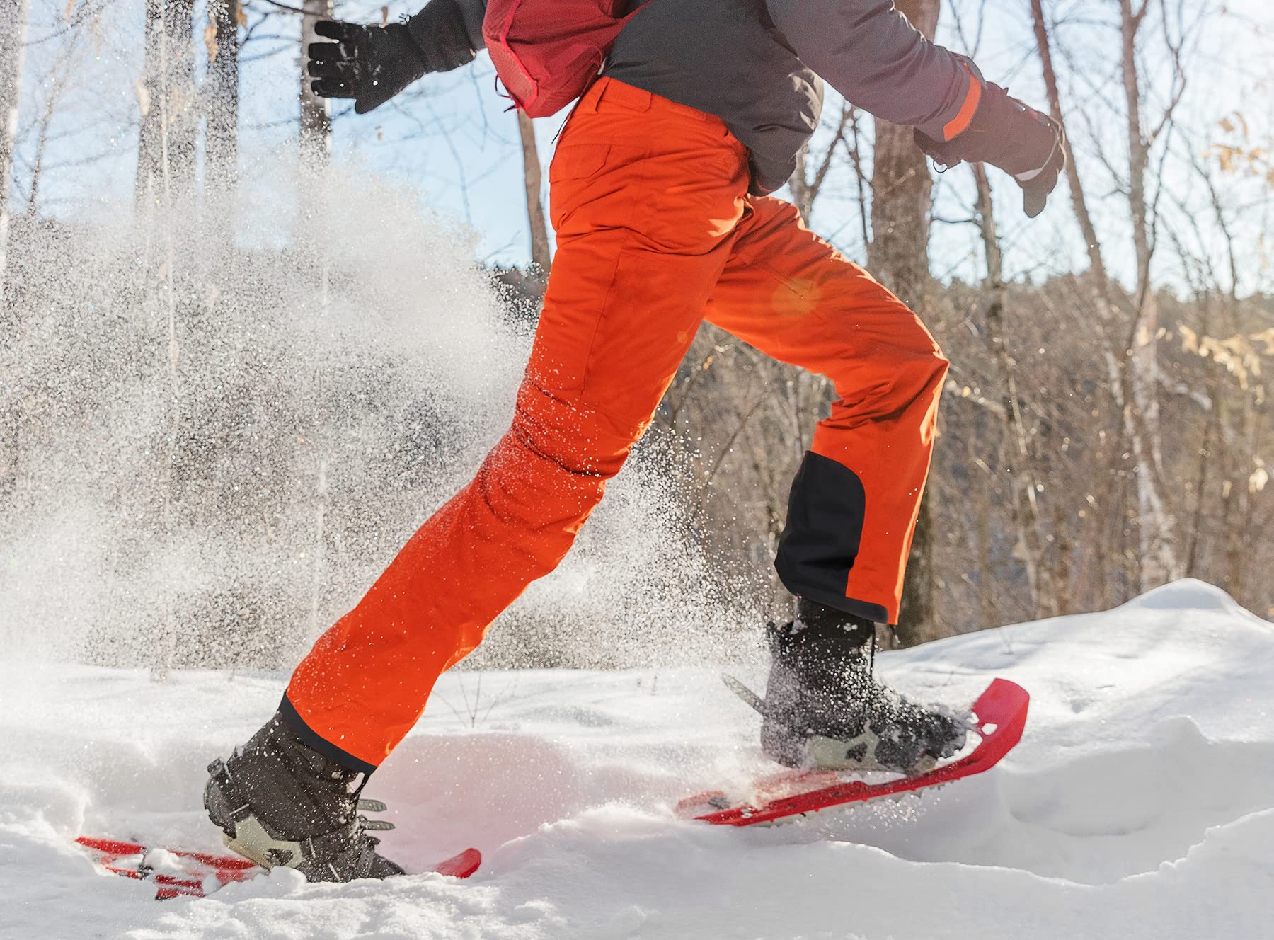 Women's Warm Waterproof Ski Pants with Zip-Off Suspenders - Breathable Stretch Snow Bibs for Winter Sports & Outdoor Activities