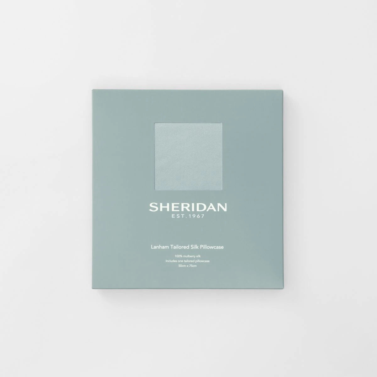 Sheridan Lanham FRESH WATER Silk Pillowcase - Cooling & Hypoallergenic for Hair & Skin Care - Perfect for Side Sleepers & Hot Sleepers