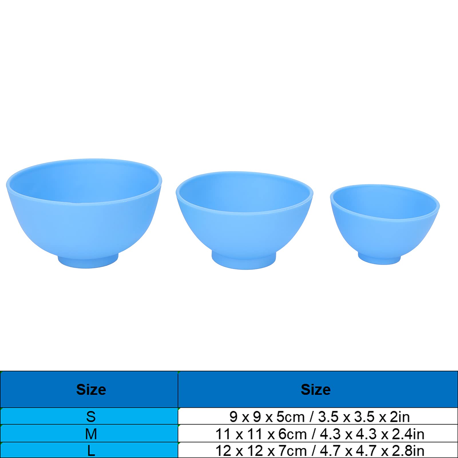 Flexible Rubber Mixing Bowl for Hair Dye, DIY Masks & Pigments - Large, Easy to Clean & Reusable - Perfect for Salon, Home Hair Coloring & Beauty Treatments