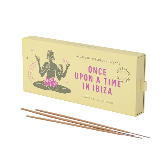 Ayurvedic Incense Sticks - Day & Night Fragrance for Relaxation, Meditation & Yoga | Once Upon a Time in Ibiza Inspired Aroma