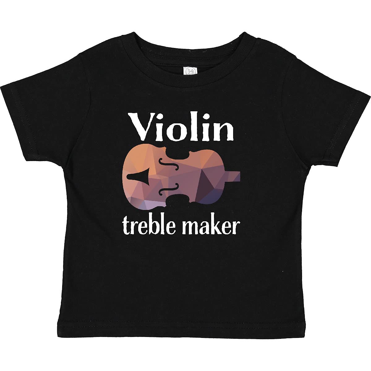 Funny Violinist Music Toddler T-Shirt - Inktastic Violin Treble Maker Graphic Tee for Kids - Perfect for Music Lovers, Gifts & Casual Wear