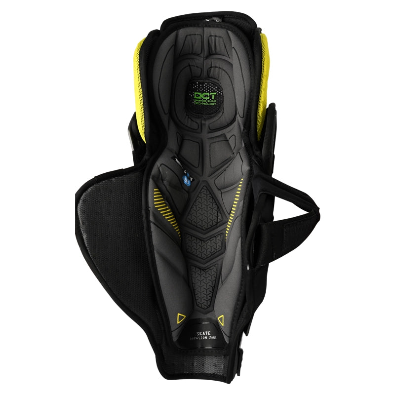 Bauer Supreme Mach Intermediate Hockey Shin Guards - Lightweight & Durable Protection for Ice Hockey Players - Perfect for Training & Competitive Games