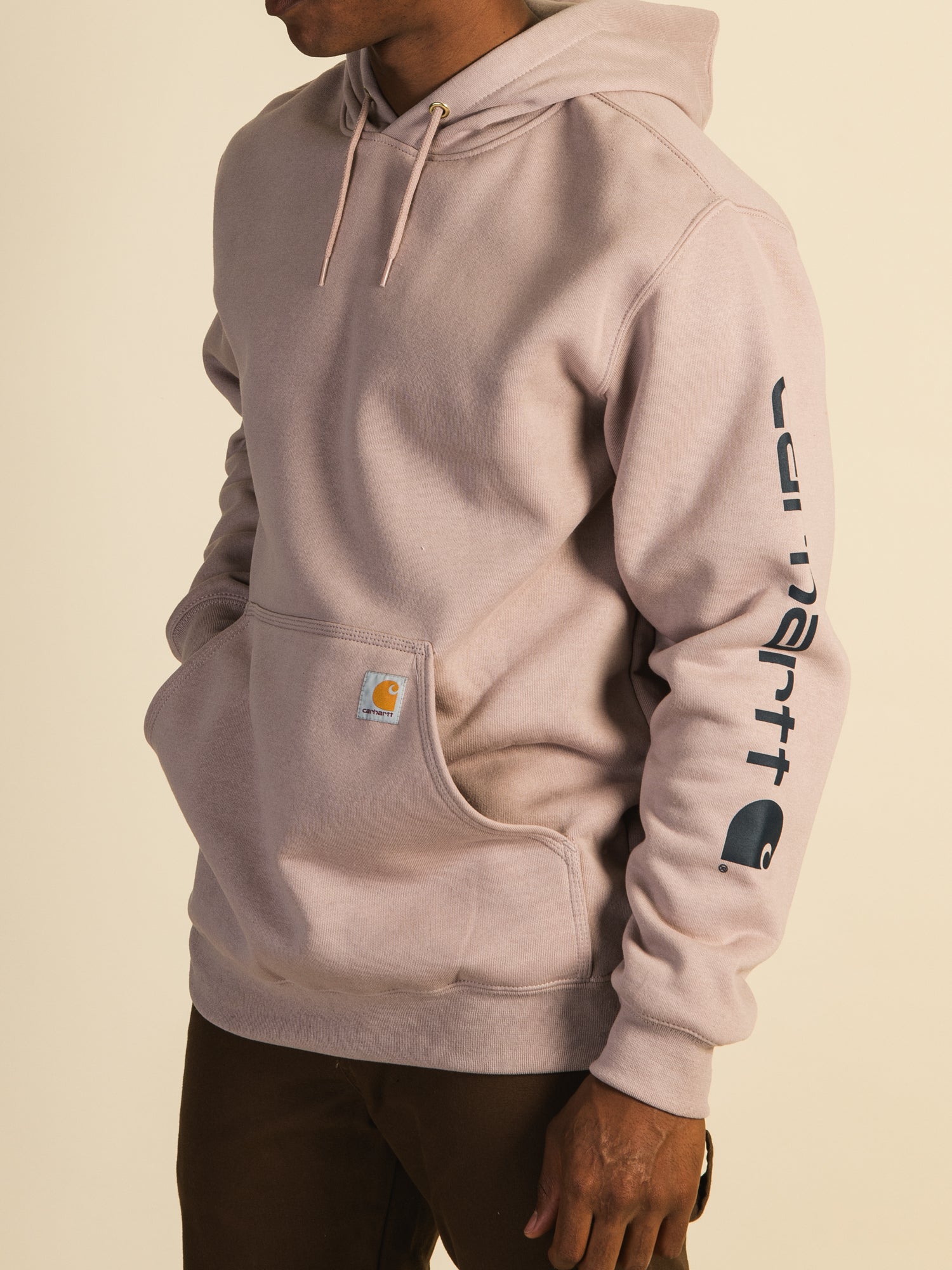 Carhartt Men's Sleeve Pullover Hoodie - Heavyweight Fleece Lined Sweatshirt for Work & Outdoor Activities | Clearance Sale