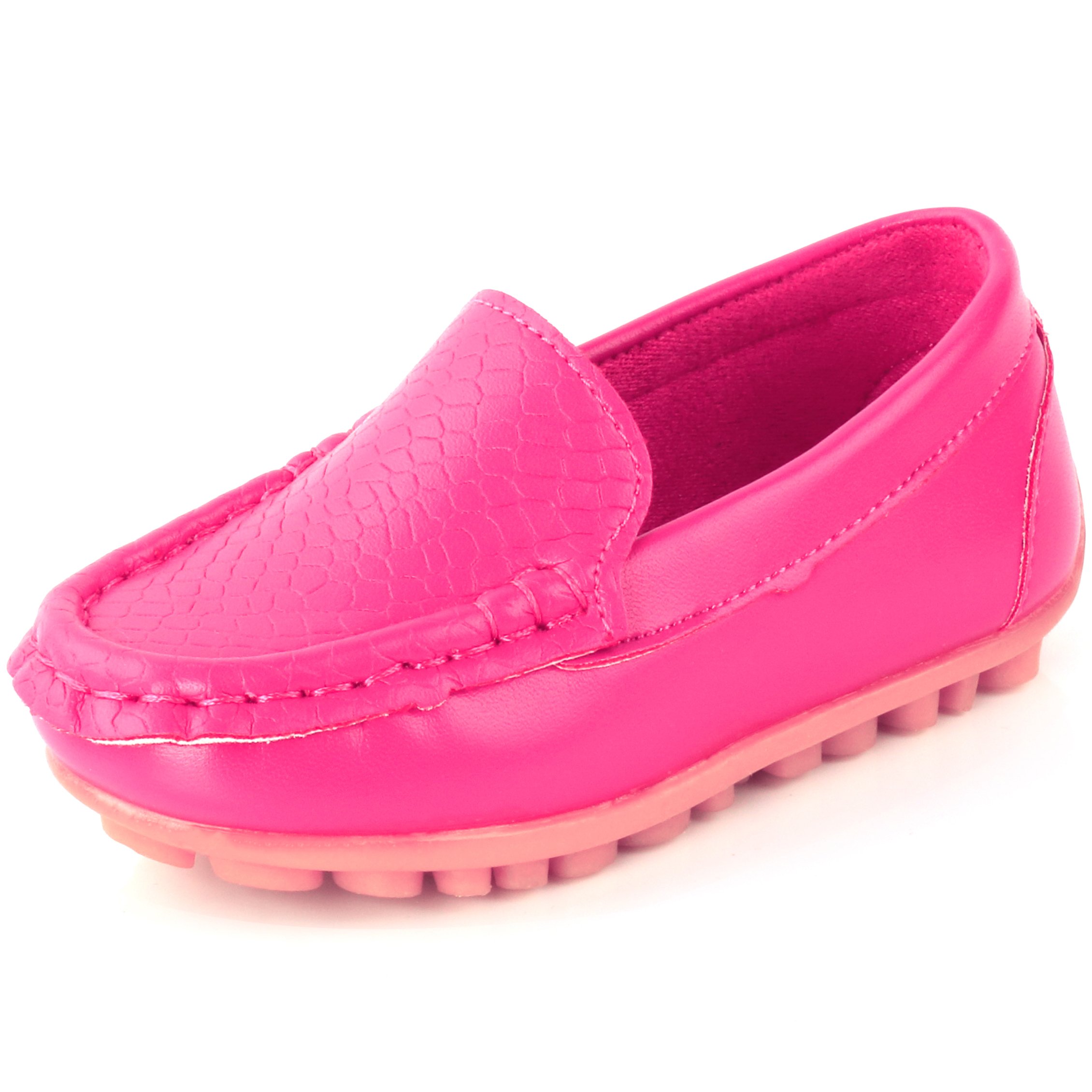 Femizee Toddler Boys & Girls Loafers - Soft Leather Moccasin Slip-On Dress Shoes for Kids | Comfortable Casual & Wedding Shoes for Infants & Toddlers - Perfect for Special Occasions, School & Playtime
