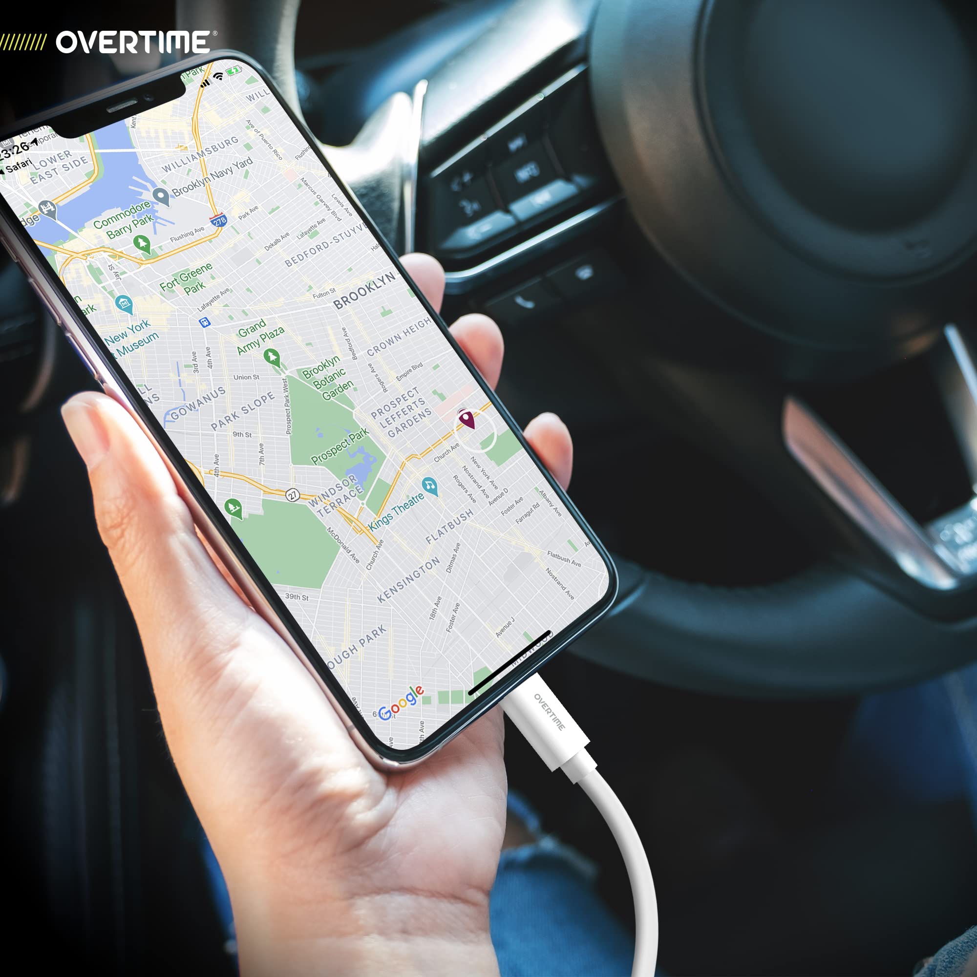 MFI Certified iPhone Lightning Cable - 6ft Fast Charging USB-C to Lightning Cable for iPhone, iPad, iPod | Durable & Portable Apple Charger Cord | Perfect for Home, Office, Travel & Car Charging - White