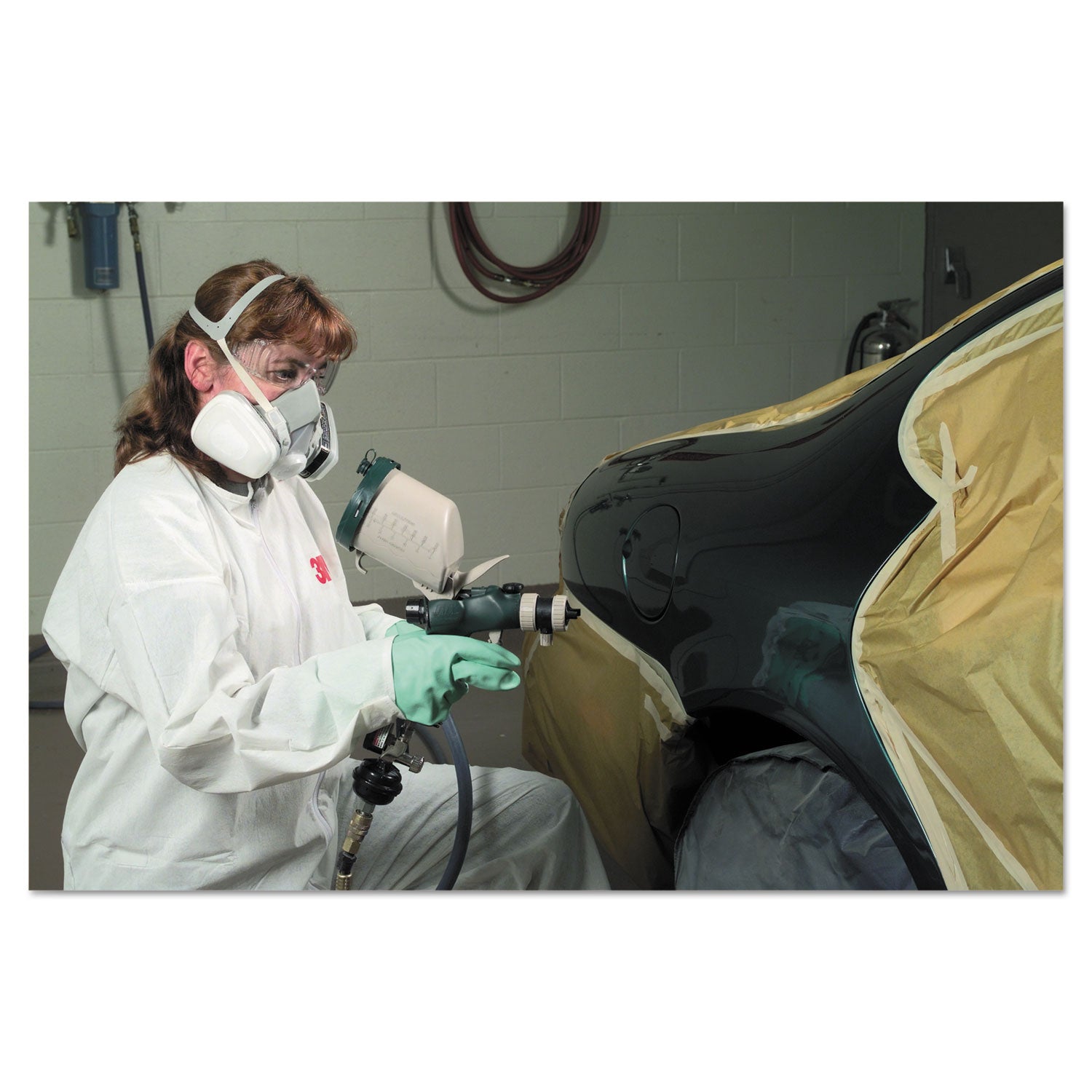 3M™ Dual Cartridge Respirator 52P71 - Organic Vapor & P95 Protection - Medium Size - Ideal for Painting, Woodworking & Chemical Handling Safety Gear