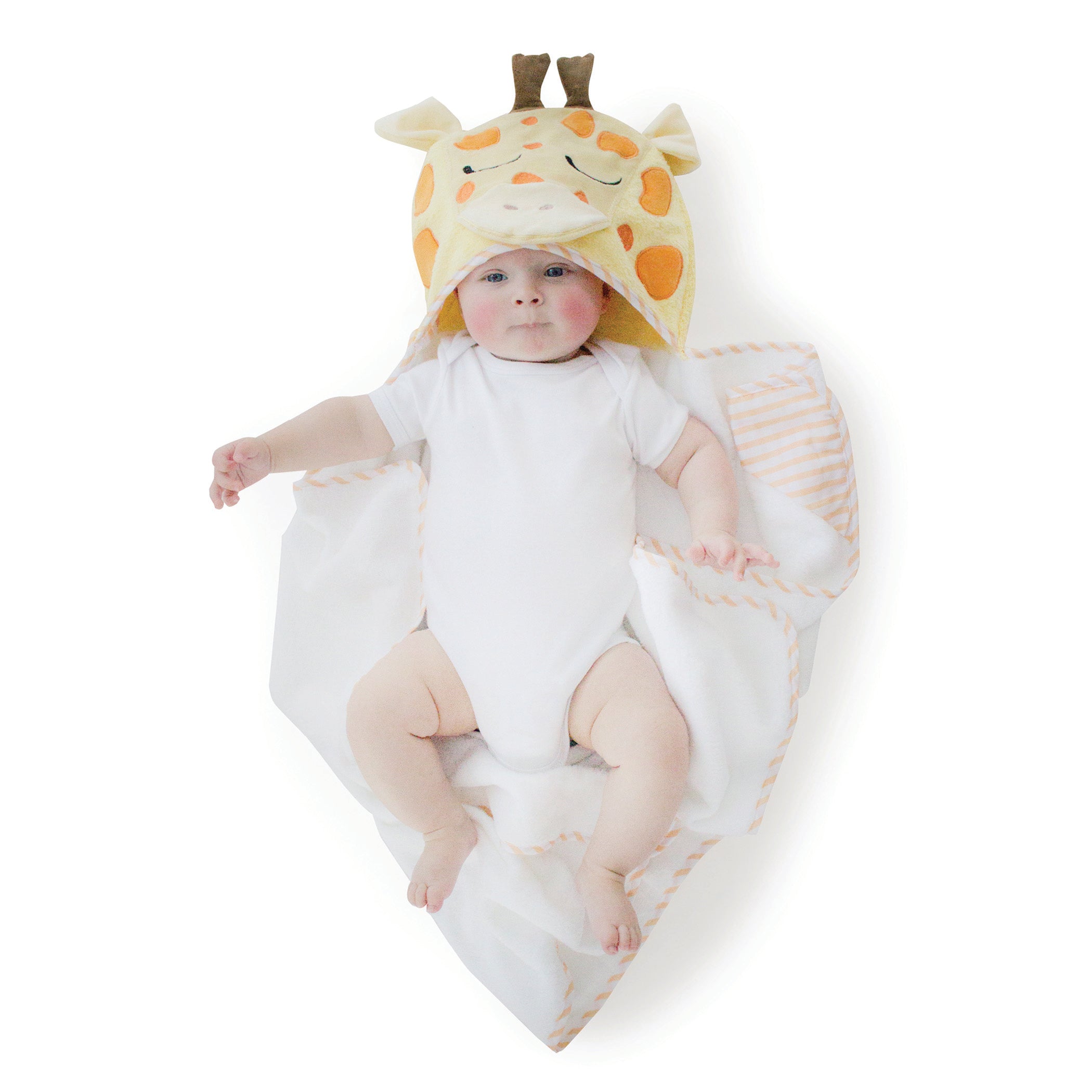 Giraffe Hooded Bath Towel for Kids - Soft and Absorbent Animal-Themed Bathrobe - Perfect for Bath Time, Swimming, and Dress-Up Play