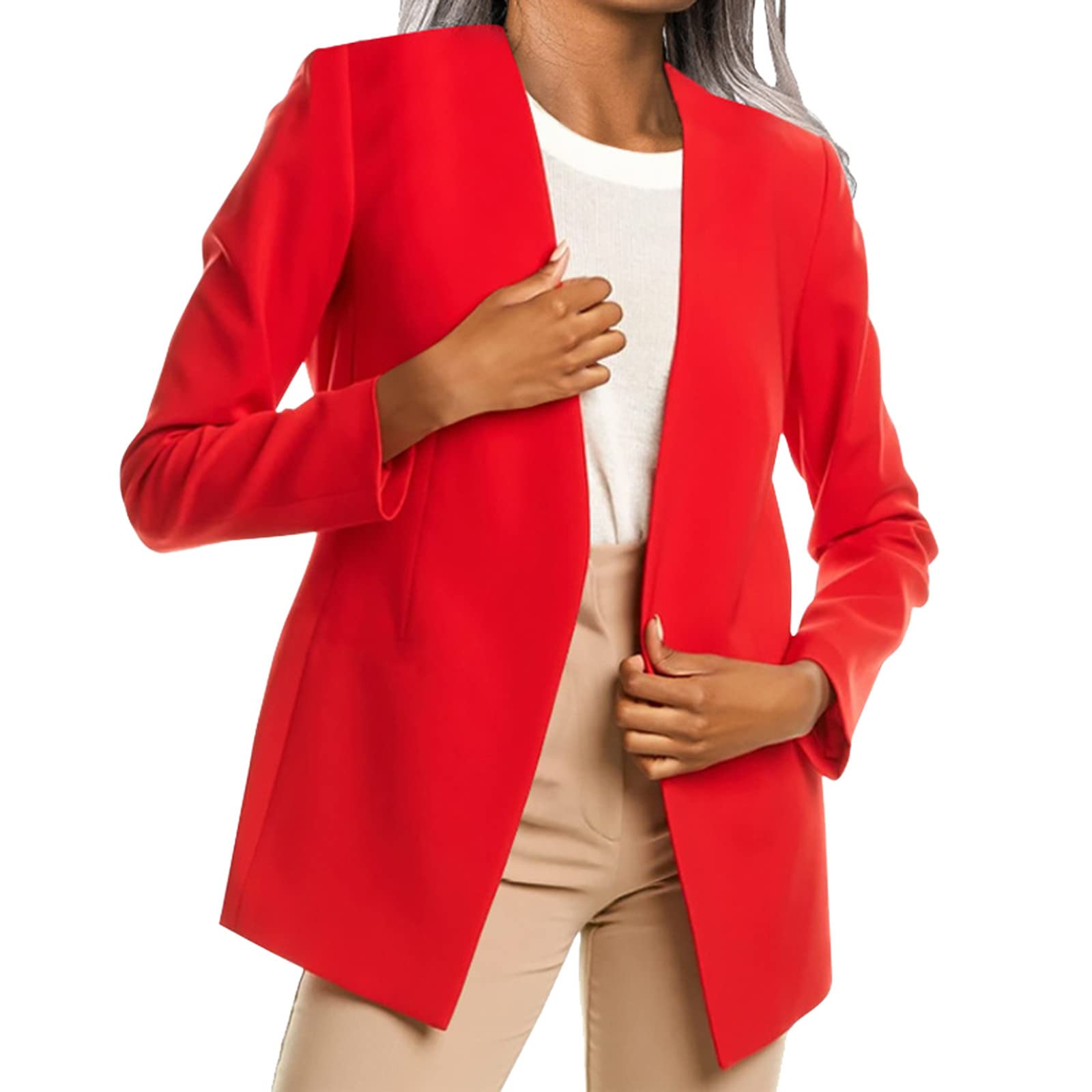 Soft Wool Long Sleeve Cardigan Jacket for Women - Warm Winter Coat & Casual Sweater | Cozy Office Wear, Travel & Outdoor Fashion | Perfect for Work, Daily Wear & Cold Weather | Great for Business Meetings, Coffee Dates & Weekend Getaways | Ideal for Layering, Home Comfort & Seasonal Style | Use for: Office Attire, Date Nights, Winter Travel & Cozy Home Lounging
